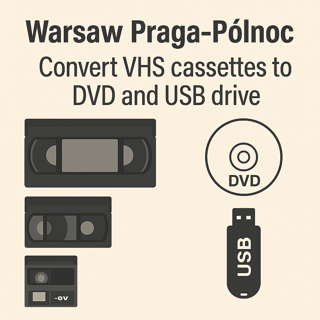 Warsaw Praga-Północ – Preserve Your Memories! Transfer Your Video Tapes to DVD and USB